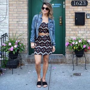 Forever21 Two-piece co-ord print set, size M